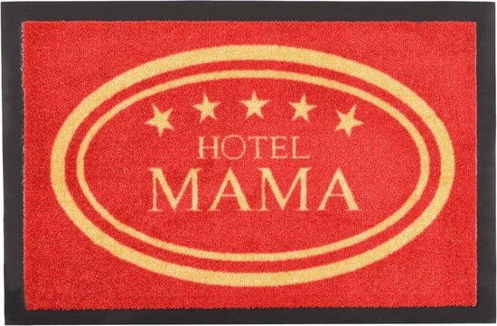 Vakantie instinct briefpapier Deurmat Hotel mama Wasbaar 30°C 40x60 cm | bol.com