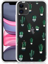 Geschikt voor Apple iPhone 11 Hoesje Cactus - Designed by Cazy