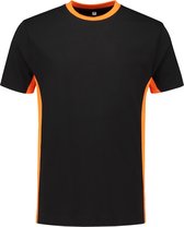 Lemon & Soda 4500 Heren Regular Fit T-shirt-Black/PG-XL