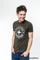 T-shirt Logo Khaki Groen (ME-0018 - khaki)