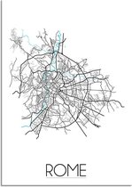 DesignClaud Rome Plattegrond poster B2 poster (50x70cm)