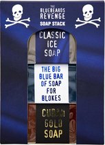 The Bluebeards Revenge Soap Stack Zeepset voor heren 3 x 175 gr