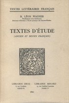 Textes littéraires français - Textes d'étude