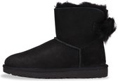 UGG - Dames Snowboots Fluff Bow Mini Black - Zwart - Maat 40