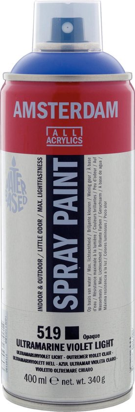 Spraypaint - 519 Ultramarijnviolet Licht - Amsterdam - 400 ml