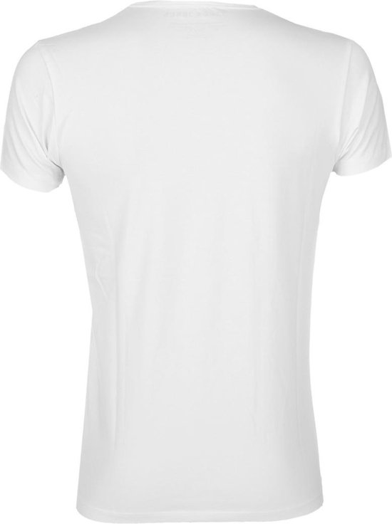 Jack \u0026 Jones Basic O-Neck Sportshirt - Maat S - Mannen - wit | bol.com