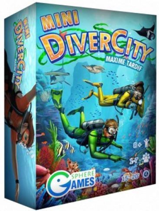 Thumbnail van een extra afbeelding van het spel Mini DiverCity Kaartspel (Engels)