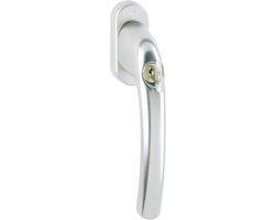 Hoppe Raamkruk afsluitbaar met stift draaivalbeslag, aluminium 0710S/U26 F1