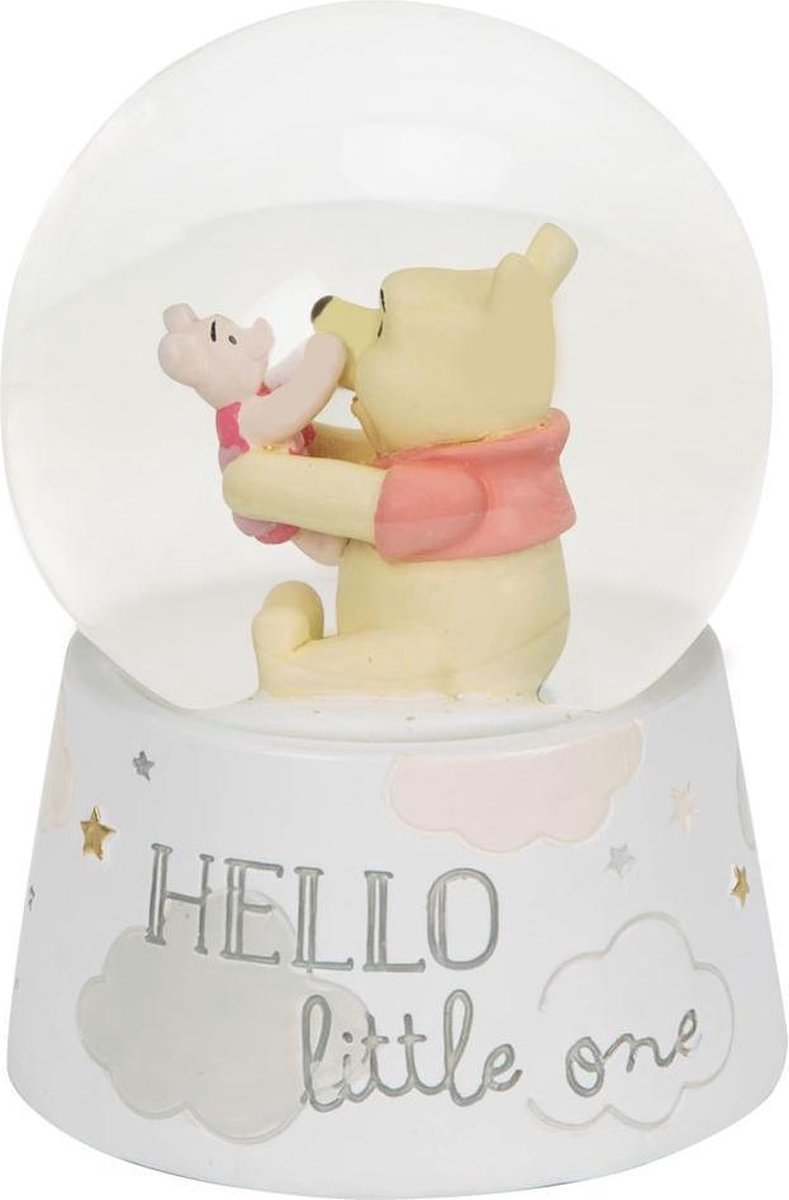 Disney Sneeuwbolletje - Winnie the Pooh & Piglet - 11,5 x 8 x 8 cm