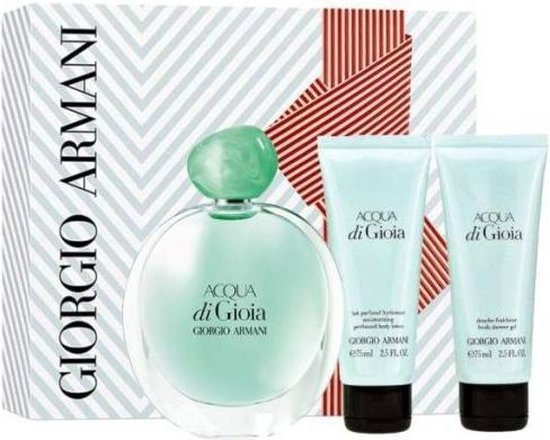 Armani - Acqua di Gioia Gift Set EDP 100 ml, body lotion Acqua di Gioia 75  ml and... | bol