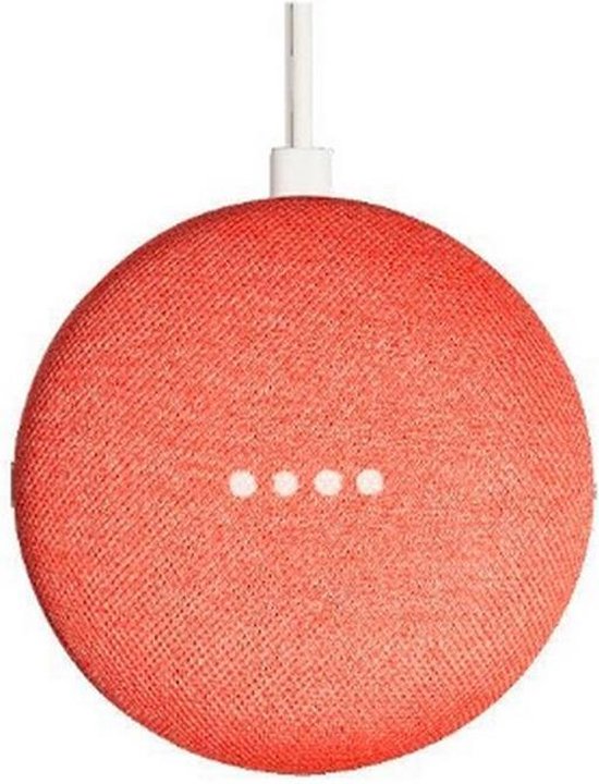 Google Home Mini - Smart Speaker / Koraal / Coral / Nederlandstalig - Google Nest