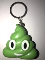 laser shock poep emoticon met shock laser en licht kleur groen