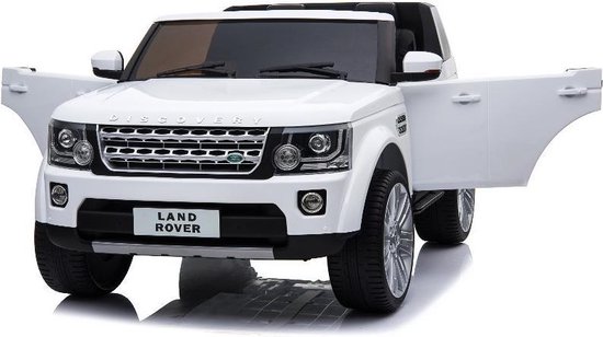 Dusver Silicium Beschrijven Kinderwagen - Elektrische auto "Land Rover Discovery 4 Double Seater" -  Licentie -... | bol.com