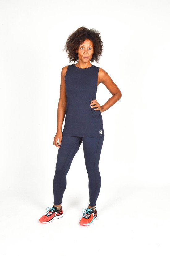 Re-Born Lange Sport Legging Dames - Navy - Maat XL van Merkloos — afbeelding 3