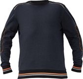 Knoxfield sweater antraciet/oranje M