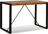 Eettafel Bruin Hout (Incl LW Klok) Rechthoekig - Dineertafel - Eet tafel - Eetkamertafel - Woonkamer tafel