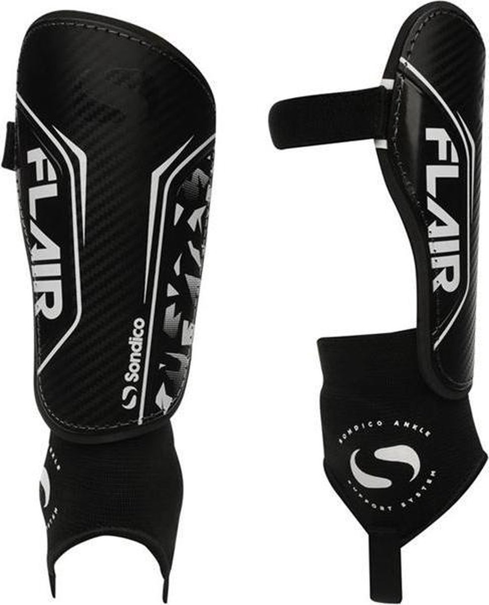 Sondico Scheenbeschermers Flair  - Jongens - Black/white - XS