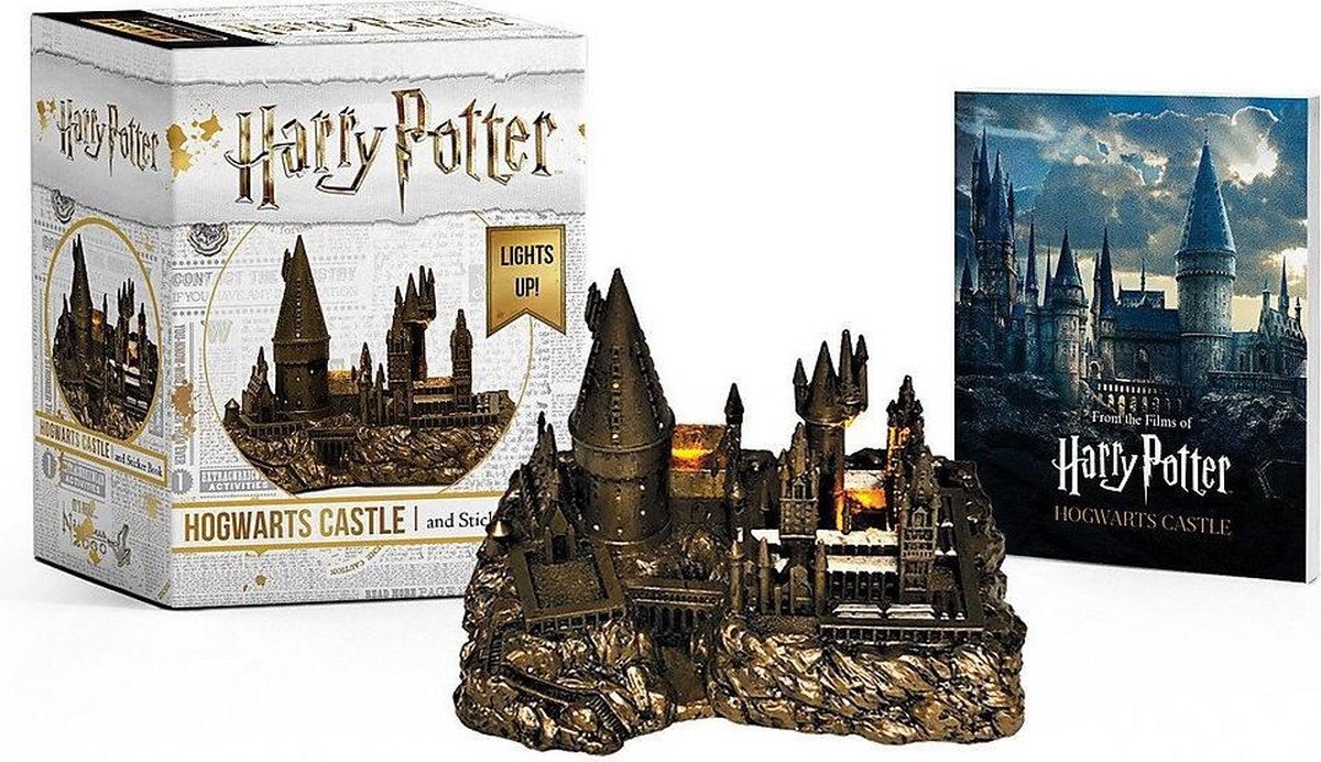 Harry potter hogwarts castle and sticker book : lights up! - ISBN