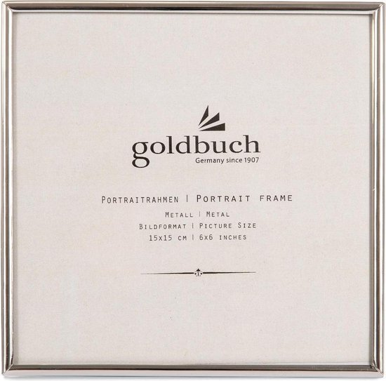 GOLDBUCH GOL-960345 Fotolijst FINE zilver 15x15 cm