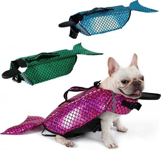 DOEGLY - Zwemvest voor honden - zwem jas - zwemondersteuning voor honden - ROZE - EXTRA LARGE (XL)