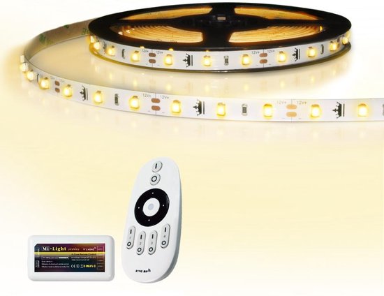 Led strip meter Warm Wit Basic Leds- Complete set