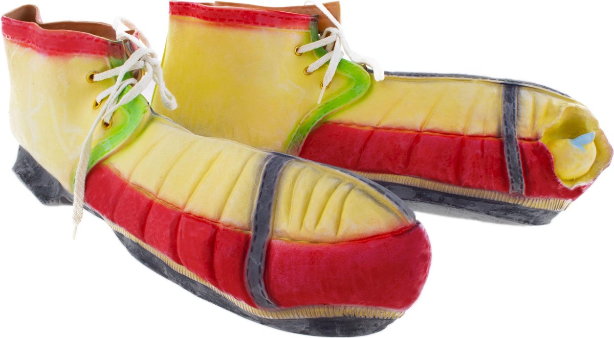 Clownsschoenen 40 cm Vinyl - verkleedaccessoire
