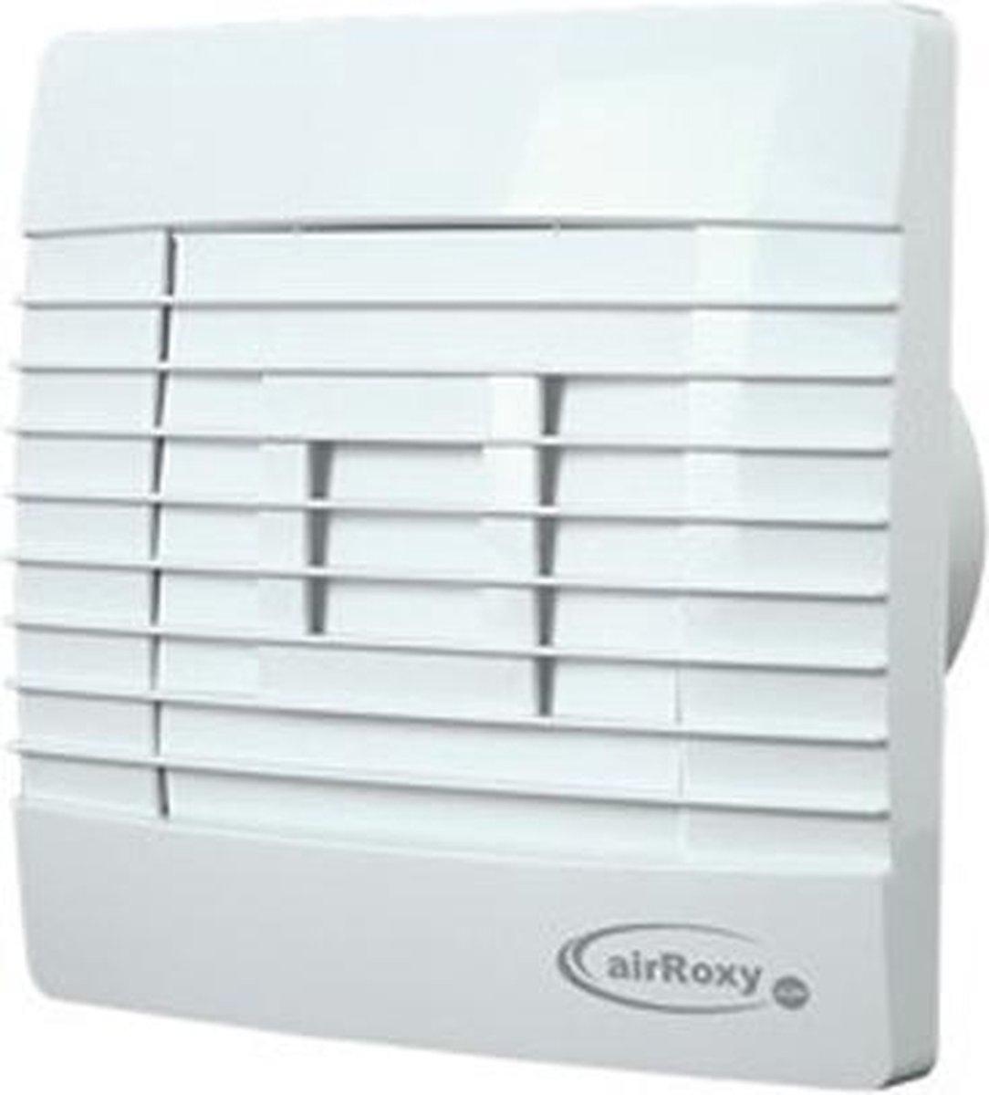 Badkamerventilator met Automatische Sluitklep Vochtsensor en Timer 120 mm wit