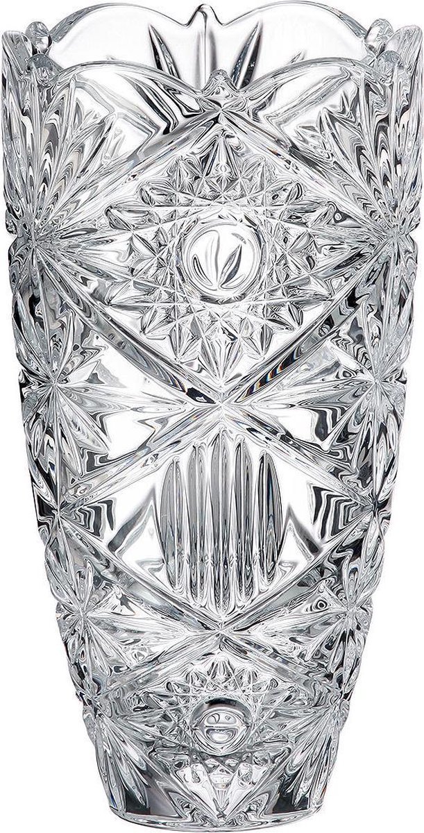 Crystalite Bohemia Vaas crystalite NOVA OLD / Miranda "B" 25 cm. Transparant