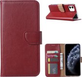 Xssive Hoesje voor Apple iPhone 11 Pro (5.8 inch) - Book Case - Bordeaux Rood