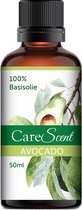 CareScent Basisolie Avocado Olie (Koudgeperst) | Plantaardige Olie | Etherische Olie Verdunnen | Koudgeperste Avocado-olie - 50 ml