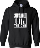 Hoodie sweater | Fitness | Straight outta the gym | Maat Large