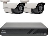 2x Premium Bullet Beveiligingscamera set met Sony 2MP Starlight Cmos