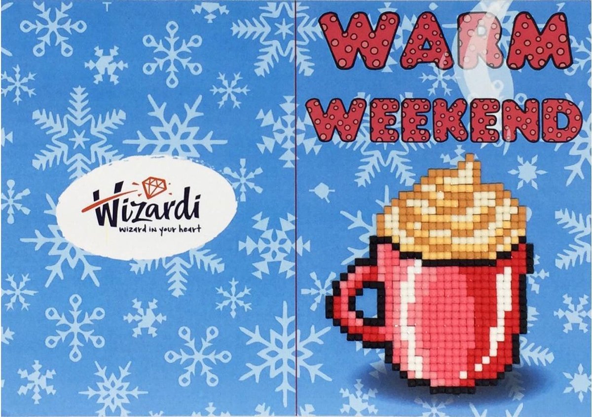 Diamond Paint Card Warm Weekend WD0375