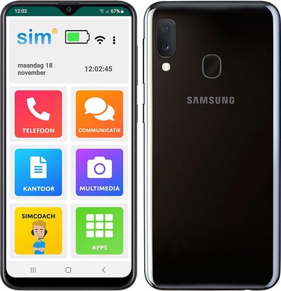 Doorbraak Beugel spoor SimPhone 3: Smartphone voor senioren | bol.com