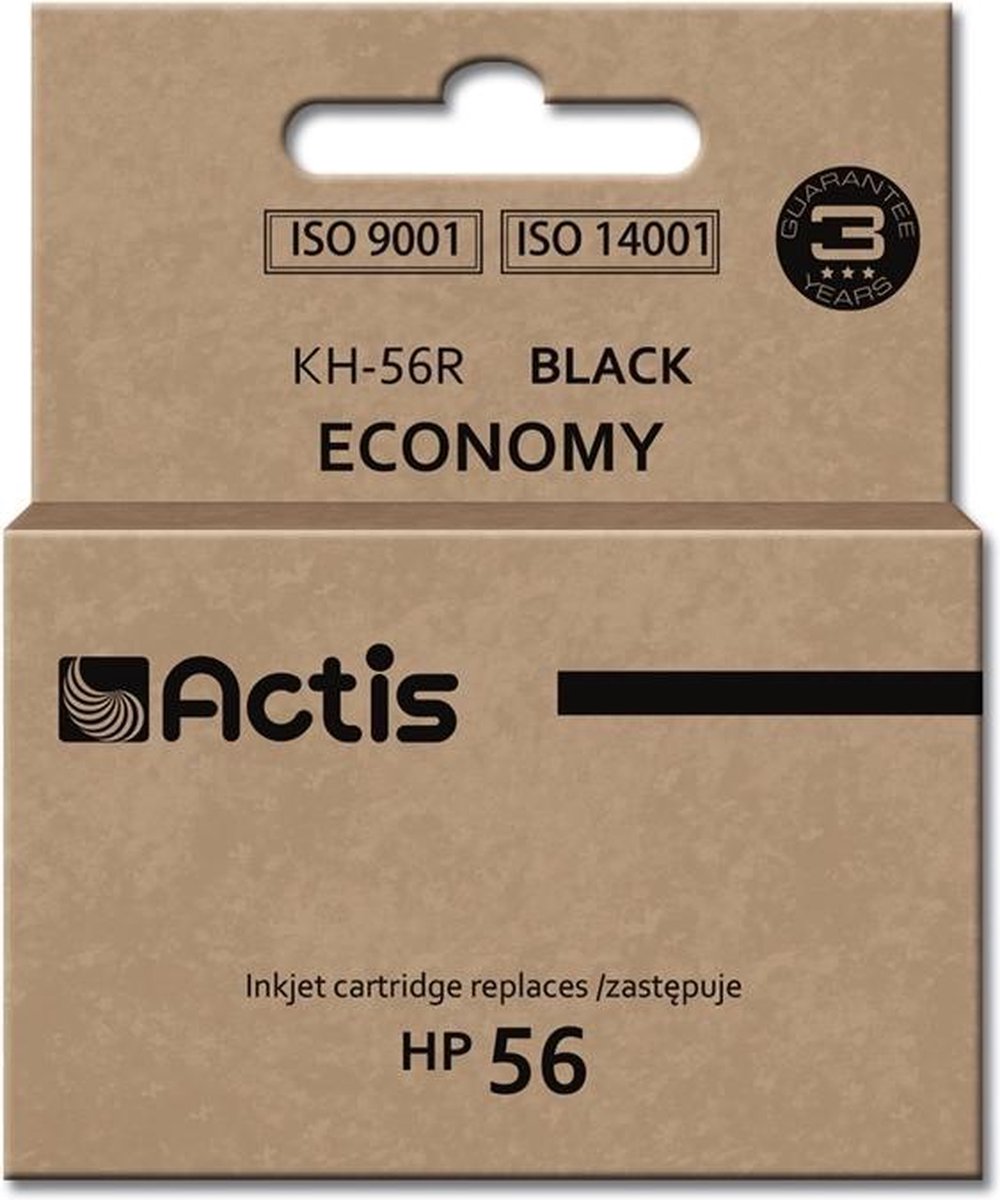 Actis KH-56R inkt (vervanging HP 56 C6656A; Standaard; 20 ml; zwart)