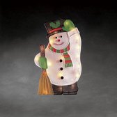 Konstsmide Raamdecoratie Sneeuwpop 20 Led Ip20 Warm Wit