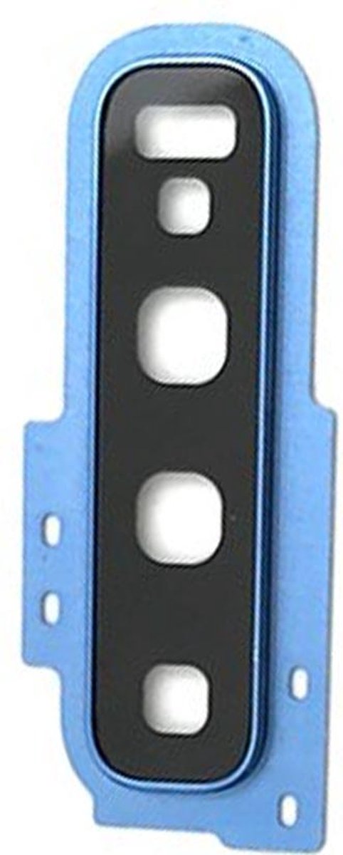 Achter camera cover met lens glas voor de Samsung Galaxy S10 – blauw