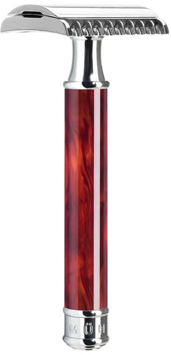 Muhle Double Edge Safety Razor Traditional Schildpad - Open kam