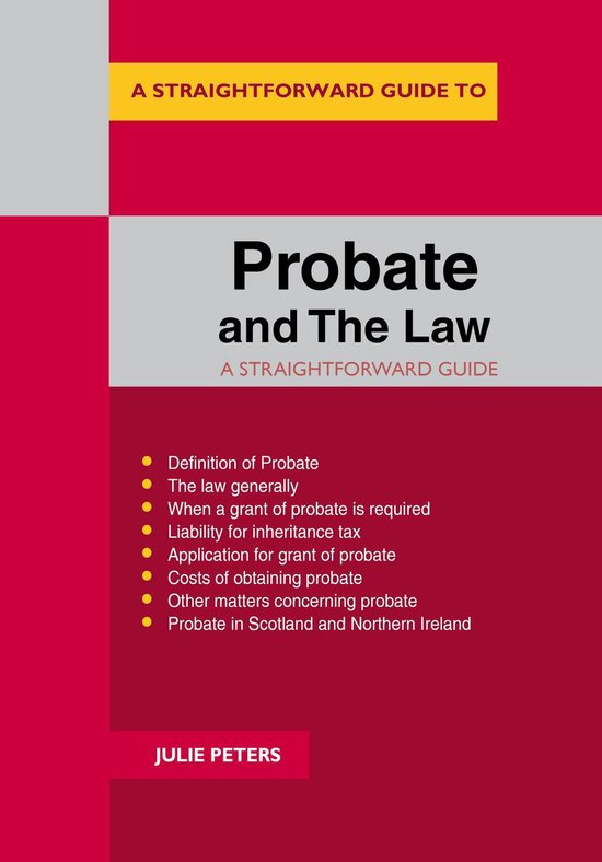 Probate and The Law - cover