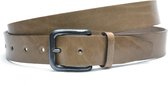 Timbelt 3,5cm taupe riem 629 - Maat 105 - Totale lengte riem 120 cm