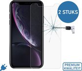 iPhone XR Screenprotector | 2 STUKS - DUO-PACK |Gehard Glas | Tempered Glass | Premium Kwaliteit