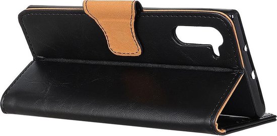 Shop4 Samsung Galaxy Note 10 - Etui Portefeuille Cabello Zwart