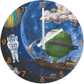 LOCO LAMA Klok Space - Kids - Ruimte - Astronaut