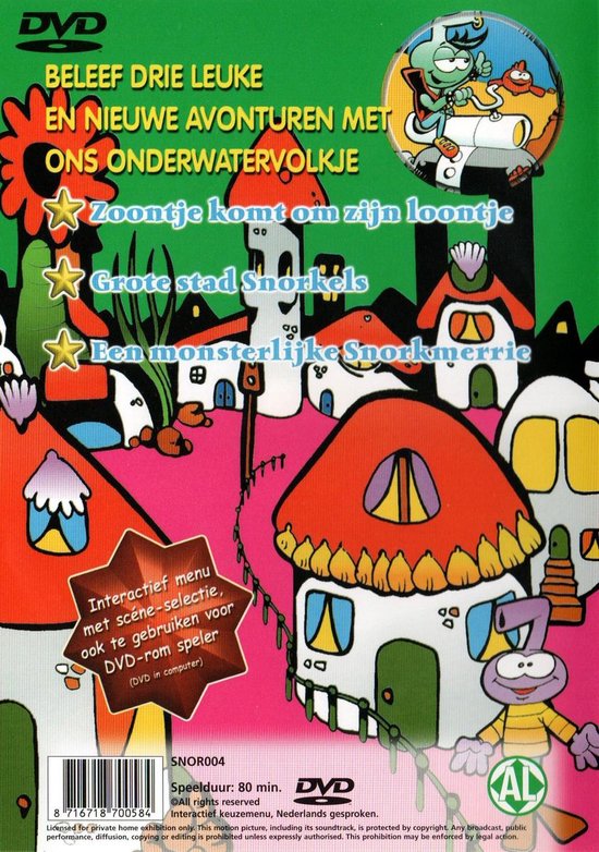 Snorkels Grote Stad Snorkels (Dvd) Dvd's bol