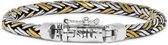 SILK Jewellery - Zilveren Armband - RAW - 281.21 - Maat 21