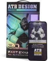 ATB Design 9D Full Glue Tempered Glass iPhone 11 Pro Max/Xs Max - Zwart