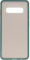 Kleurcombinatie Hard Case voor Samsung Galaxy S10 Donker Groen