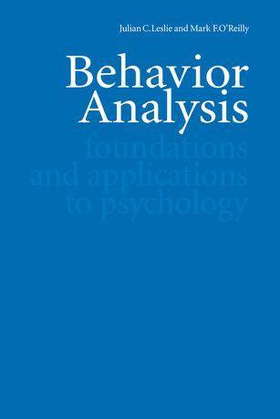 Behavior Analysis - cover