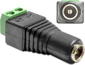 DC voeding schroef-connector (v) 2,5mm x 5,5mm