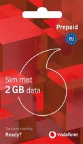 Vodafone Prepaid sim incl 2GB data